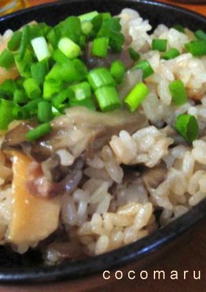 竹の子と豚肉の炊き込みまぜまぜご飯-レシピのメイン写真