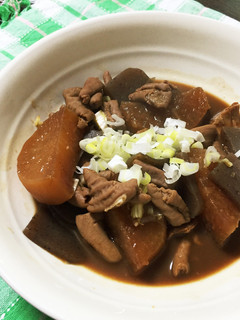 圧力鍋で☆我が家のどて煮{豚ボイルもつ}-レシピのメイン写真