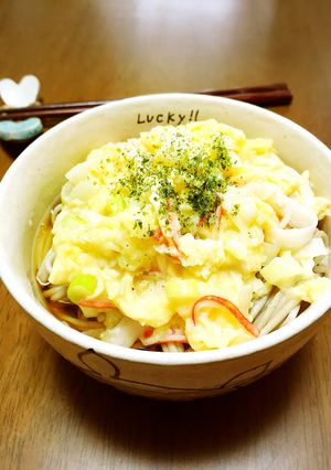 ふんわりかに玉蕎麦-レシピのメイン写真