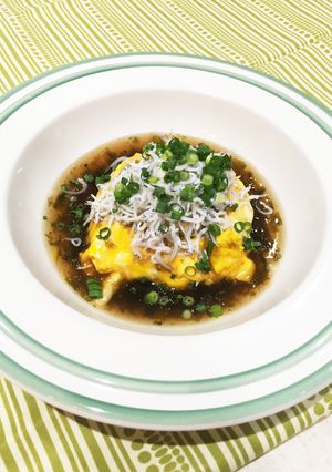 あおさとしらすの四万十香るあんかけご飯-レシピのメイン写真