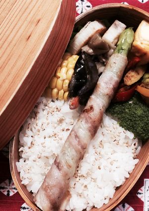 ランチ！わっぱ弁当で昼ごはん。その2-レシピのメイン写真