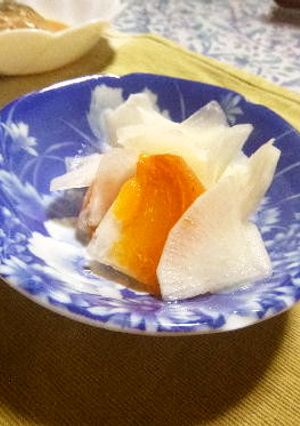 大根と人参のなます　柿入り-レシピのメイン写真
