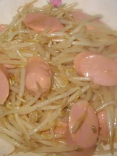 もやしと魚肉ソーセージのオイマヨ炒め-レシピのメイン写真