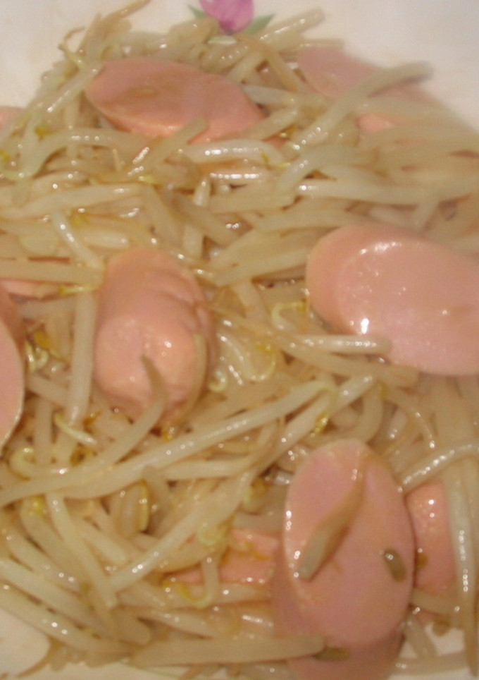 もやしと魚肉ソーセージのオイマヨ炒め-レシピのメイン写真