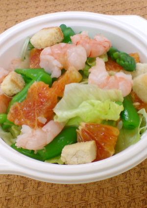春野菜のランチサラダ　新たまドレッシング-レシピのメイン写真