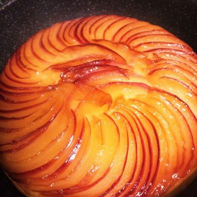 りんごミカン様*°♡ ミカンの入ってたネットをくるくる巻いてリンゴが作れるんだよ