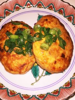 ヘルシー♪豆腐の鶏つくねハンバーグ-レシピのメイン写真
