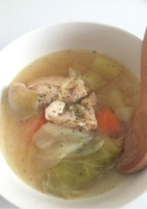 冷蔵庫の残り野菜で作るチキンスープ-レシピのメイン写真