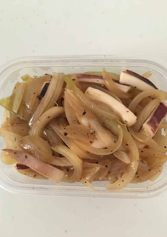 イカと玉ねぎの炒め物-レシピのメイン写真