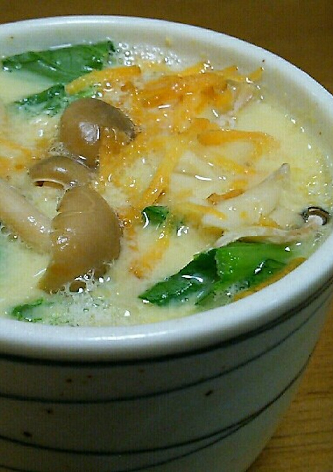 レンジで20分。簡単茶碗蒸し-レシピのメイン写真