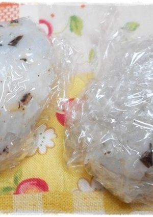子どものおやつ　ひじきのおにぎり-レシピのメイン写真