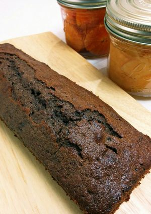 小豆缶でココアパウンドケーキ-レシピのメイン写真