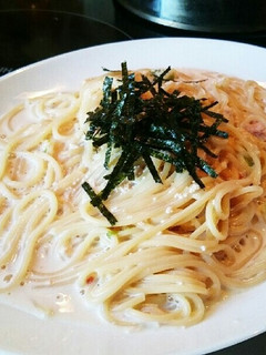 ヘルシーだけど濃厚!明太クリームパスタ-レシピのメイン写真