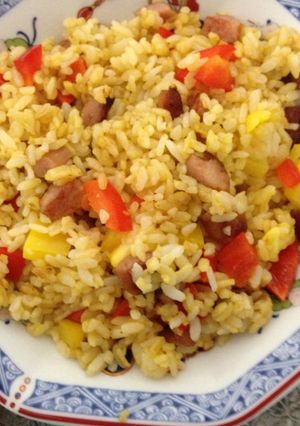 彩りチャーハン-レシピのメイン写真