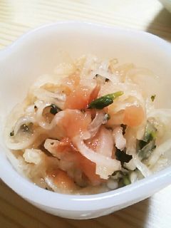 青じそドレッシングで大根の梅和え-レシピのメイン写真