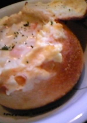 簡単パンのグラタン-レシピのメイン写真