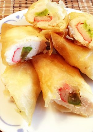 鶏ささみの春巻き-レシピのメイン写真