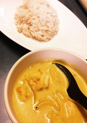 ココナッツ風エビカレー-レシピのメイン写真