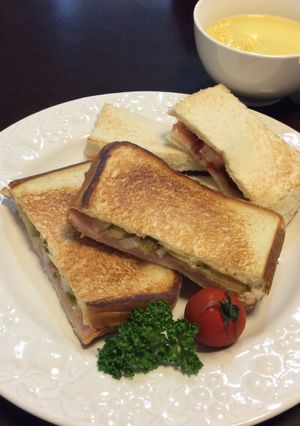大人ホットサンドとデザートサンド-レシピのメイン写真