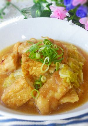 フライパン1つ簡単♡鶏肉と白菜のみぞれ煮-レシピのメイン写真