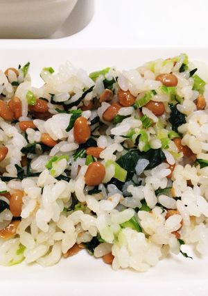 離乳食〜超簡単！納豆野菜チャーハン！-レシピのメイン写真
