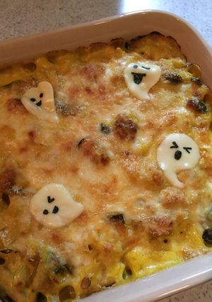 おばけちゃんのかぼちゃグラタン-レシピのメイン写真