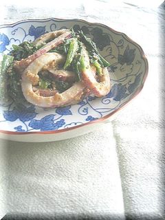 *イカとわけぎのぬた*ごま酢味噌和え -レシピのメイン写真
