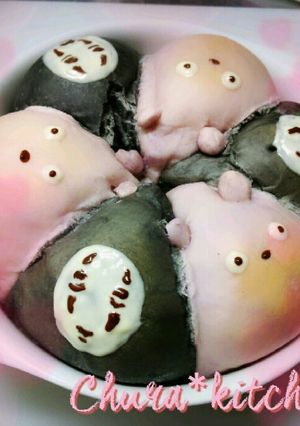 ジブリ❋坊ねずみとカオナシちぎりパン-レシピのメイン写真