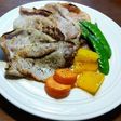 豚ロース肉のグリル 発芽玄米麹の塩麹漬け