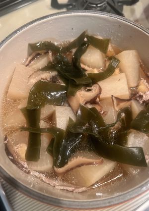 炊飯器偉い10 豚バラと大根のあっさり煮-レシピのメイン写真
