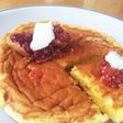 簡単パンケーキ!ヨーグルトでふわっふわ。