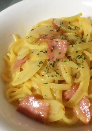 手抜きカルボナーラ-レシピのメイン写真