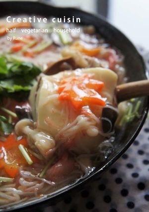 玉子豆腐の蟹カマ五目餡かけ-レシピのメイン写真