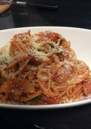 シンプルナポリタン-レシピのメイン写真