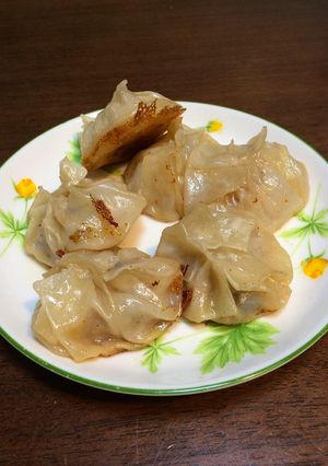 餃子の皮で楽チン焼き小籠包♪-レシピのメイン写真