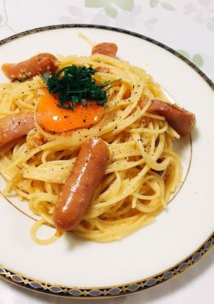 カルボナーラ＆ペペロンチーノ-レシピのメイン写真