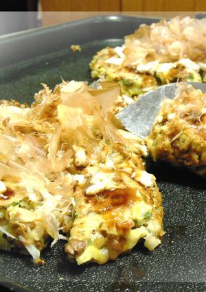 大豆のお肉で☆ヘルシーお好み焼き♪-レシピのメイン写真