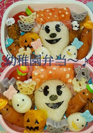 ハロウィンミニー弁当-レシピのメイン写真