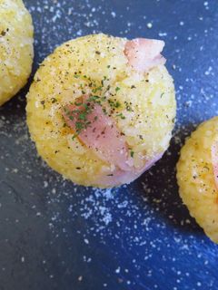 パスタ風ライスボール〜カルボナーラ〜-レシピのメイン写真