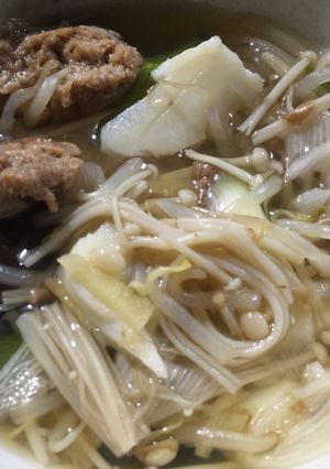 あっさりタラと大豆の団子鍋-レシピのメイン写真