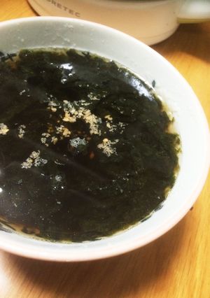 もみ海苔と塩昆布の時短スープ-レシピのメイン写真