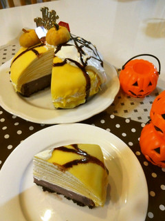 紫いも&かぼちゃ★ミルクレープケーキ-レシピのメイン写真