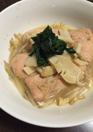みそ鮭のレンジ蒸し 〜まつや味その2〜-レシピのメイン写真