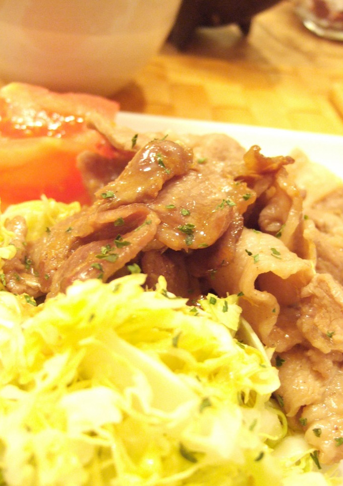 10分で定食屋さんのしょうが焼き♪-レシピのメイン写真