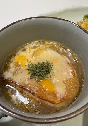 【簡単】オニオングラタン スープ-レシピのメイン写真