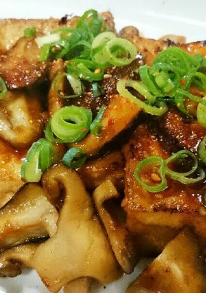 焼肉のタレで♪ジュ〜ジュ〜厚揚げ焼き-レシピのメイン写真