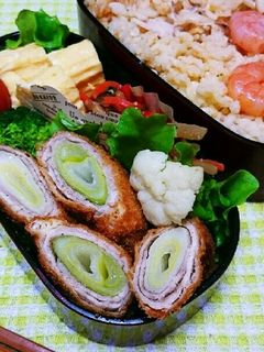 白ネギ(長ネギ)の豚肉巻き⭐弁当のおかず-レシピのメイン写真