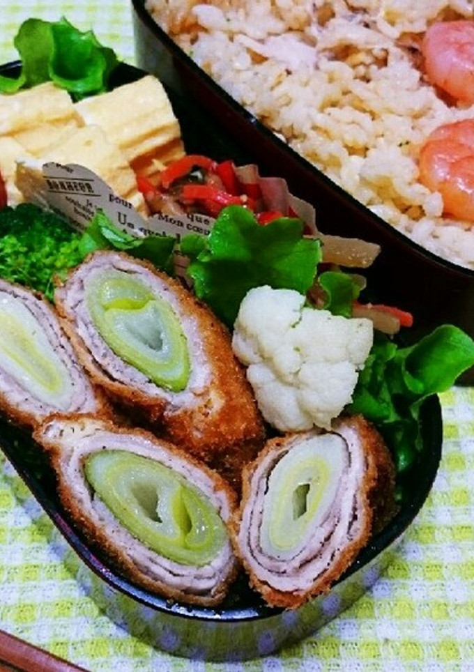 白ネギ(長ネギ)の豚肉巻き⭐弁当のおかず-レシピのメイン写真