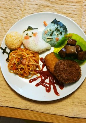 ハロウィンプレート-レシピのメイン写真
