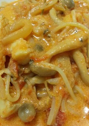 パパでも作れる!簡単トマトクリームパスタ-レシピのメイン写真